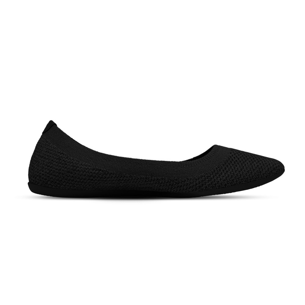 Allbirds Women\'s Tree Breezers - Flats Black - NYL890124